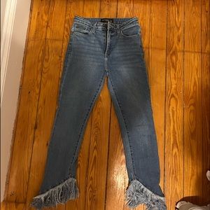 Fringe jeans